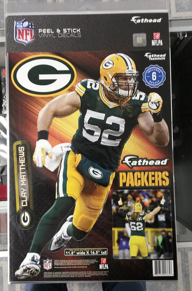 Green Bay Packers Clay Matthews Football Wall Posters with 6 Sizes