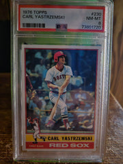 1976 TOPPS #230 CARL YASTRZEMSKI PSA 8