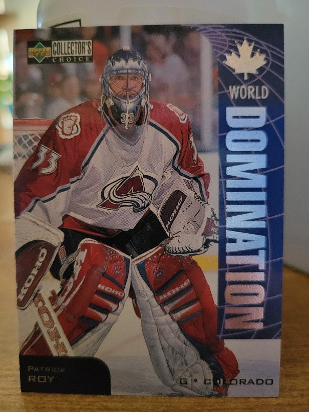 1997-98 Collector's Choice #W18 Patrick Roy World Domination
