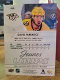 2021-22 Upper Deck #468 David Farrance French