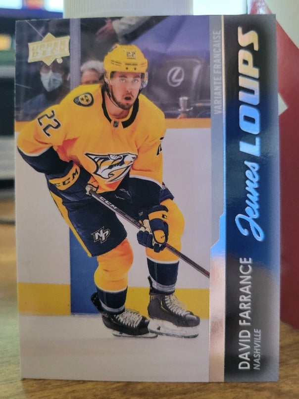 2021-22 Upper Deck #468 David Farrance French