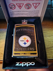 NFL Pittsburgh Steelers Street Chrome Zippo Lighter